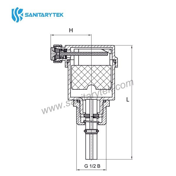 Automatic air vent valve with check valve - Image 3