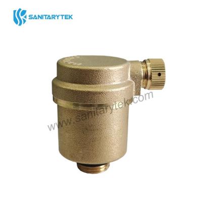 Automatic air vent with angle discharge with o-ring