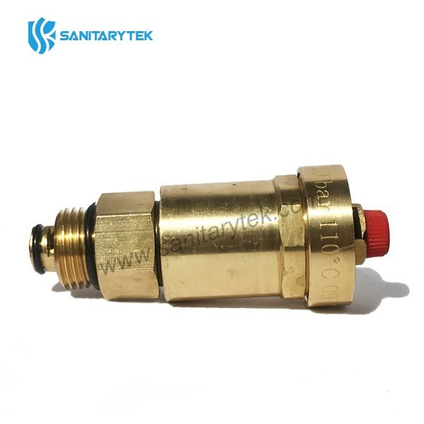 Automatic air vent with shut off valve, nickel plated