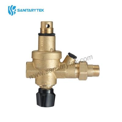 Automatic filling valve, with inlet F thread and M union connection