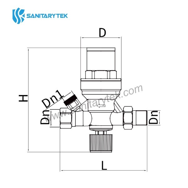 Automatic filling valve with manometer holder