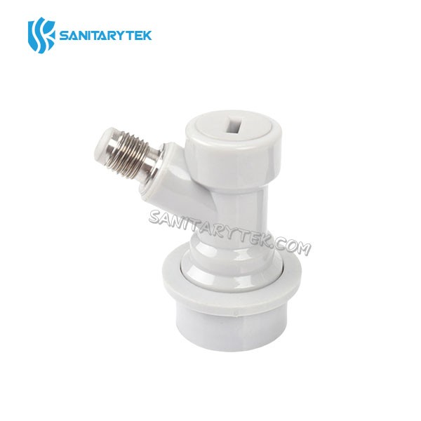 Ball-lock disconnect beer