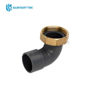 Bath trap with brass nut