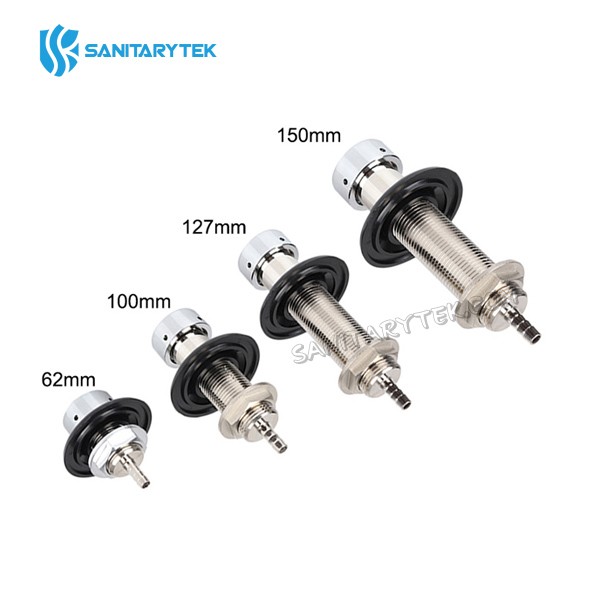 Beer tap faucet shank with nipple