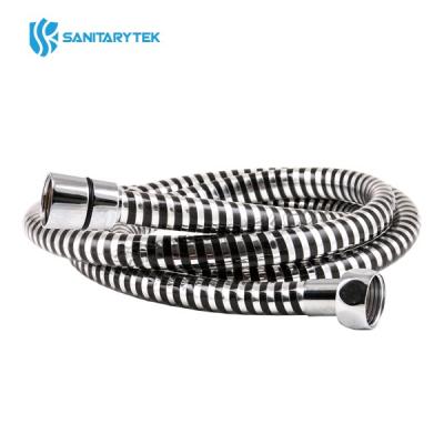 Biflex PVC shower hose, chrome-black