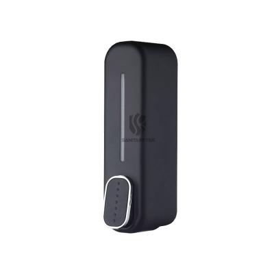 (Black) Manual soap dispenser wall mounted hand gel dispenser