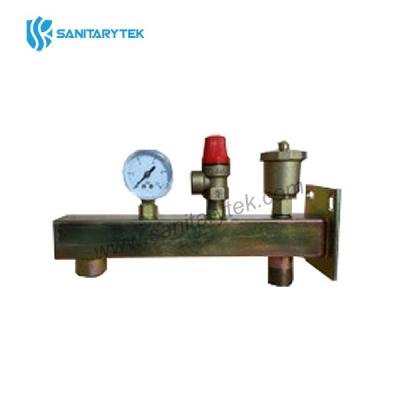 Boiler safety group set, steel galvanised