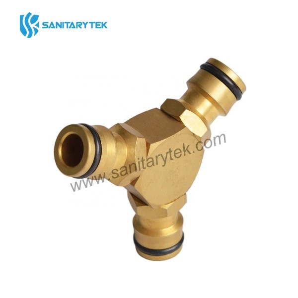Brass 3-way quick-click connector - Image 3