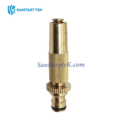 Brass adjustable hose nozzle quick connector