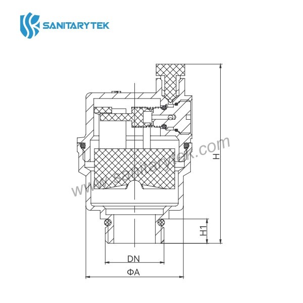 Brass automatic air vent 