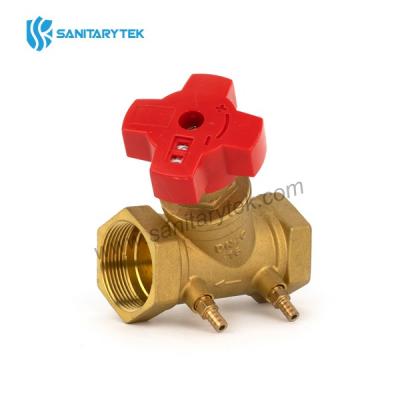 Brass balance valve
