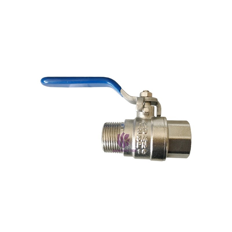 Brass ball valve MF with flat lever - Image 2