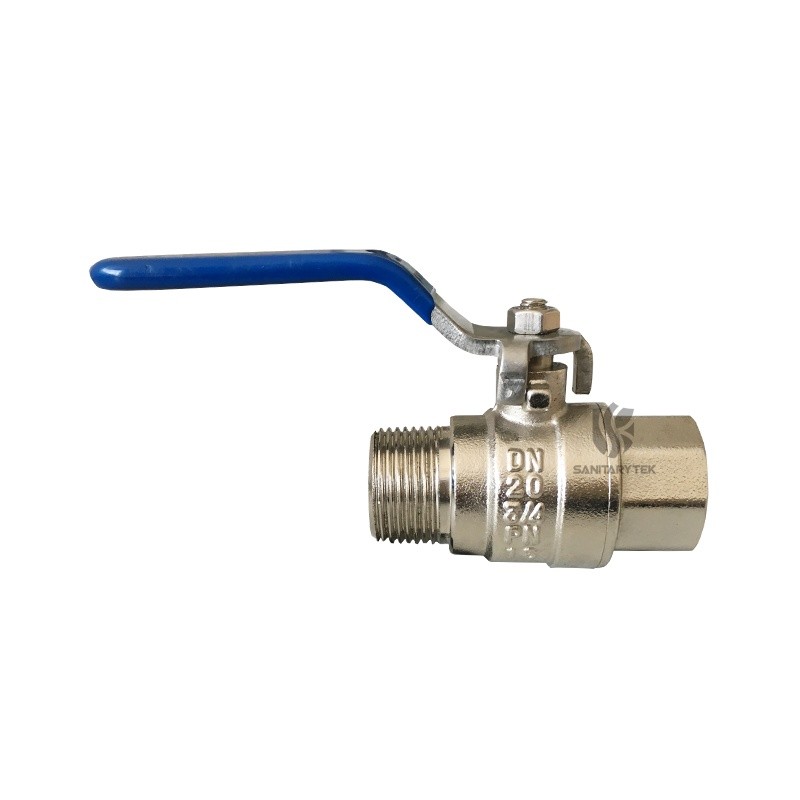 Brass ball valve MF with flat lever - Image 4