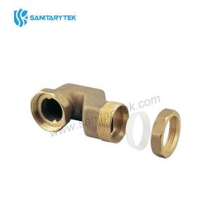 P trap in yellow brass with nut 11/2