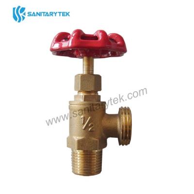 Brass boiler drain valve