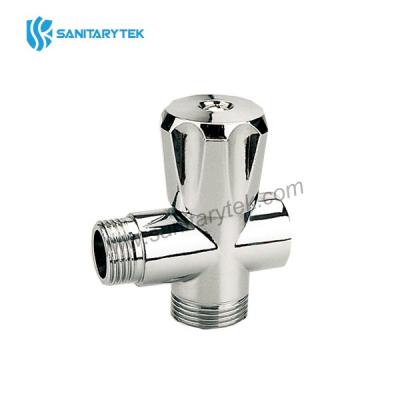 Brass C.P. 3 ways washing machine valve