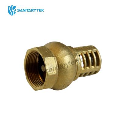 Brass foot valve