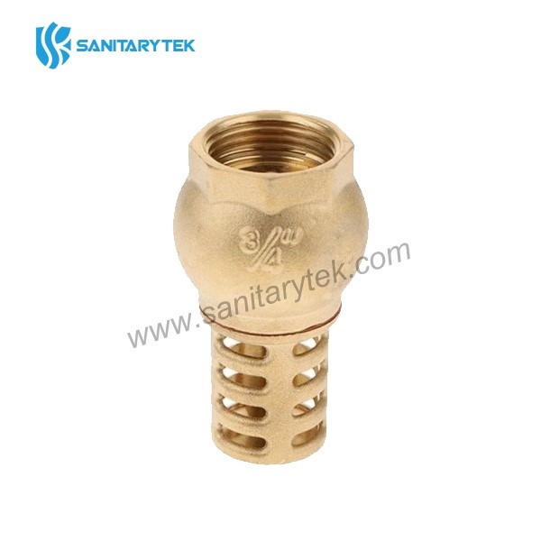Brass foot valve 