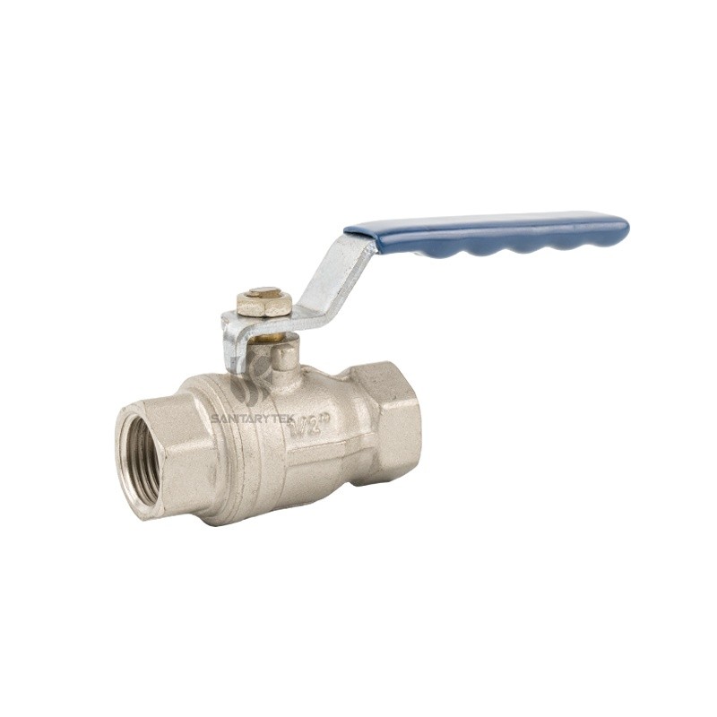 Brass forged ball valve with lever iron handle