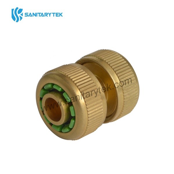 Brass garden hose quick connector - Image 2
