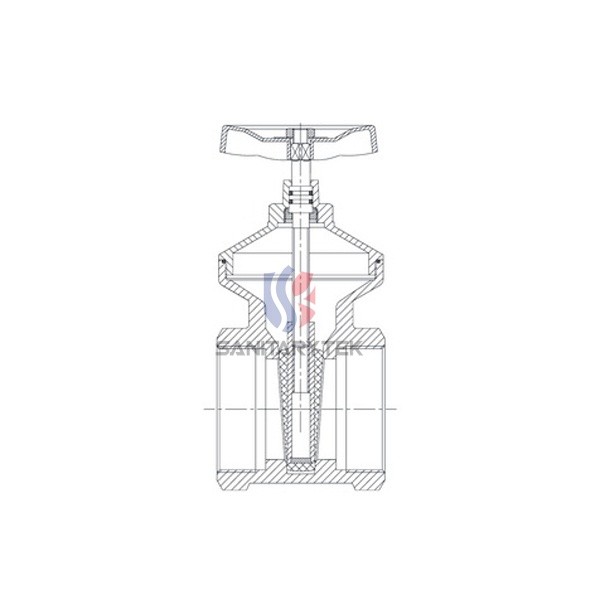 Brass gate valve rubber wedge - Image 3