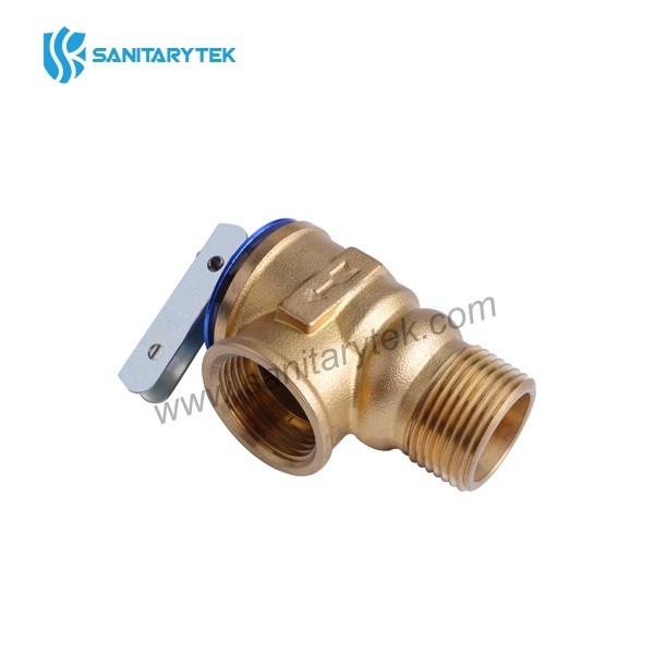 Brass safety relief valve for tankless water heater - Image 2