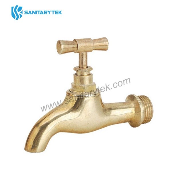 Brass stop bibcock