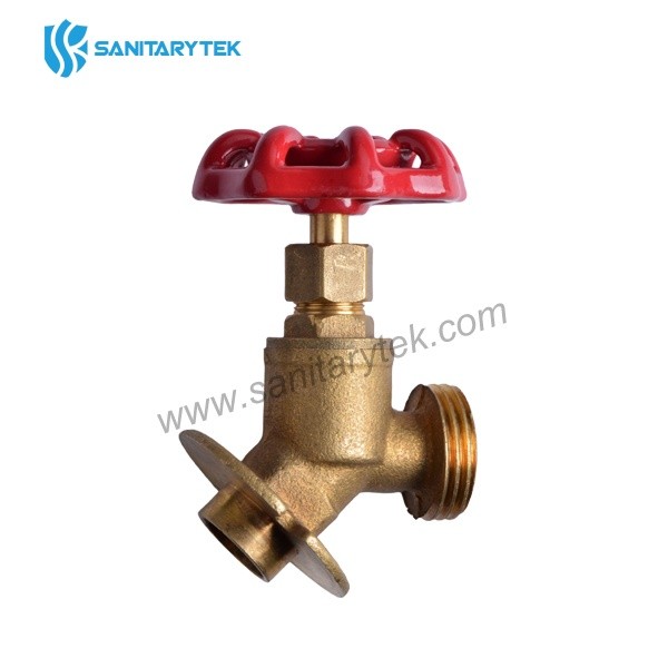 Brass sweat sillcock valve, sweat (solder) x male hose