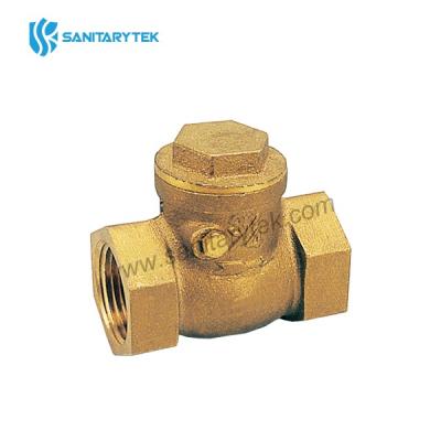 Brass swing check valve