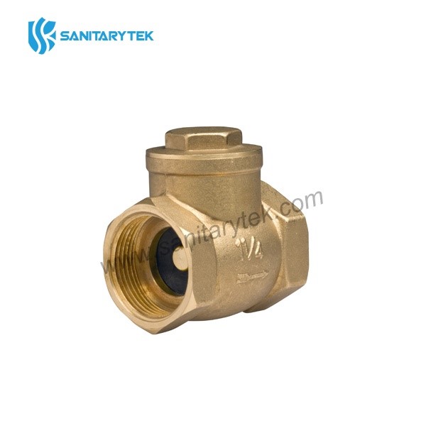 Brass swing check valve