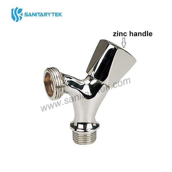 Brass tap for washing machine, chrome-plated - Image 4
