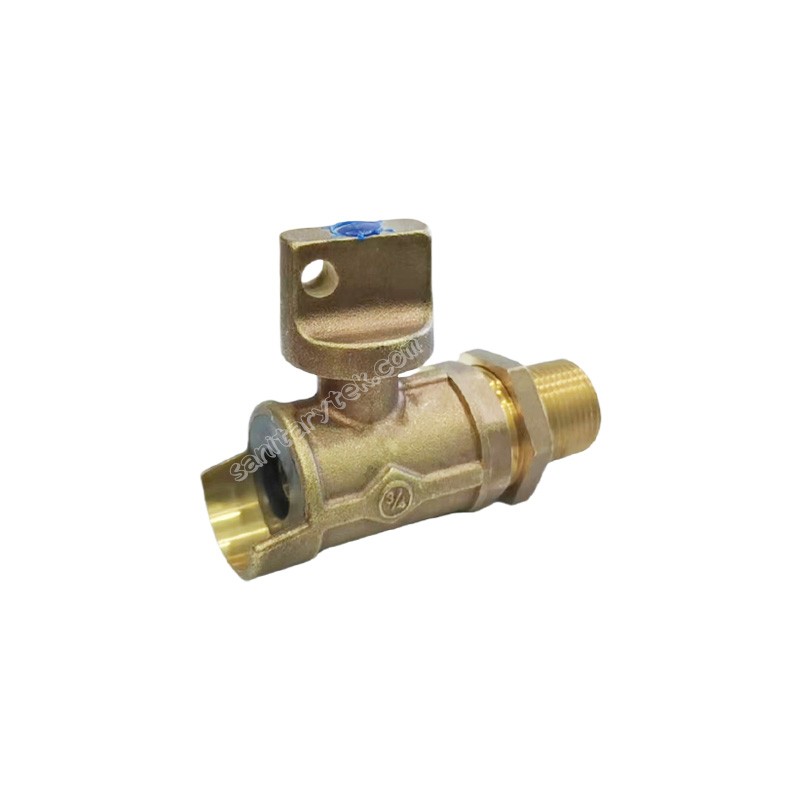 Water meter ball valve