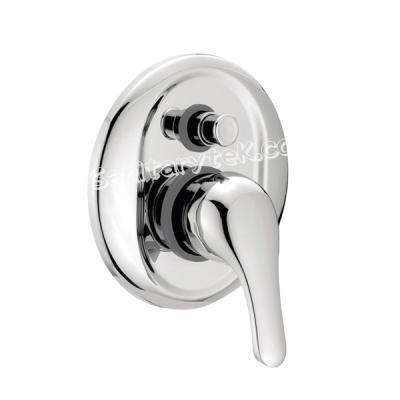 Built-in bath shower mixer with diverter
