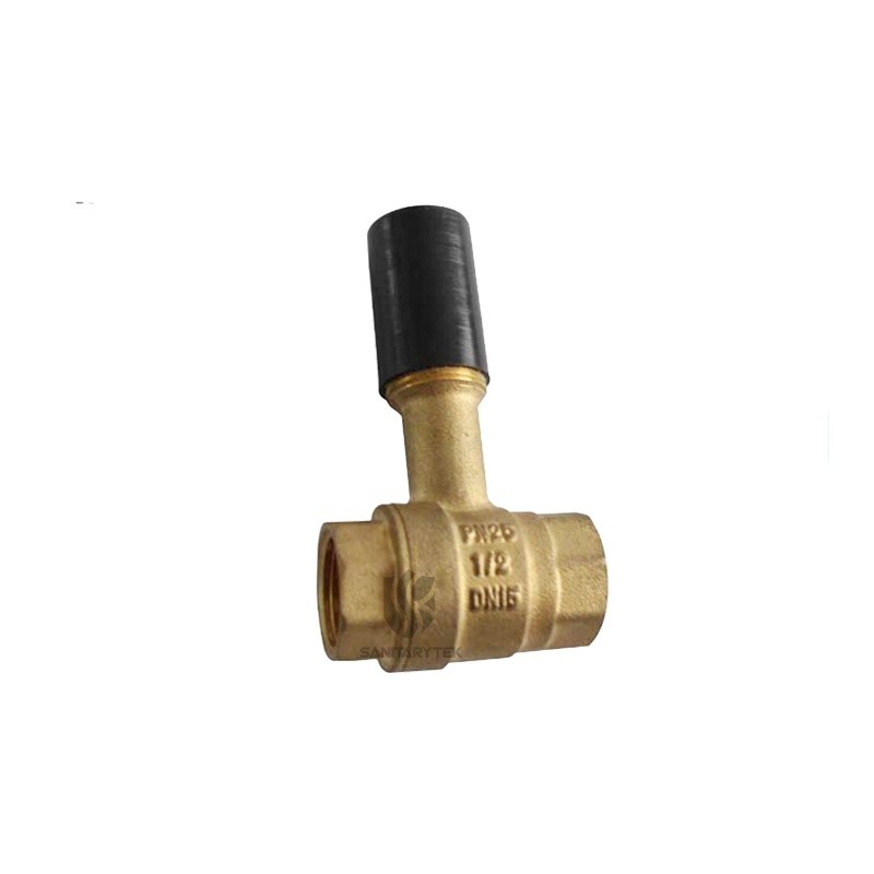Built-in full flow ball valve FF, chrome-plated lever handle - Image 3
