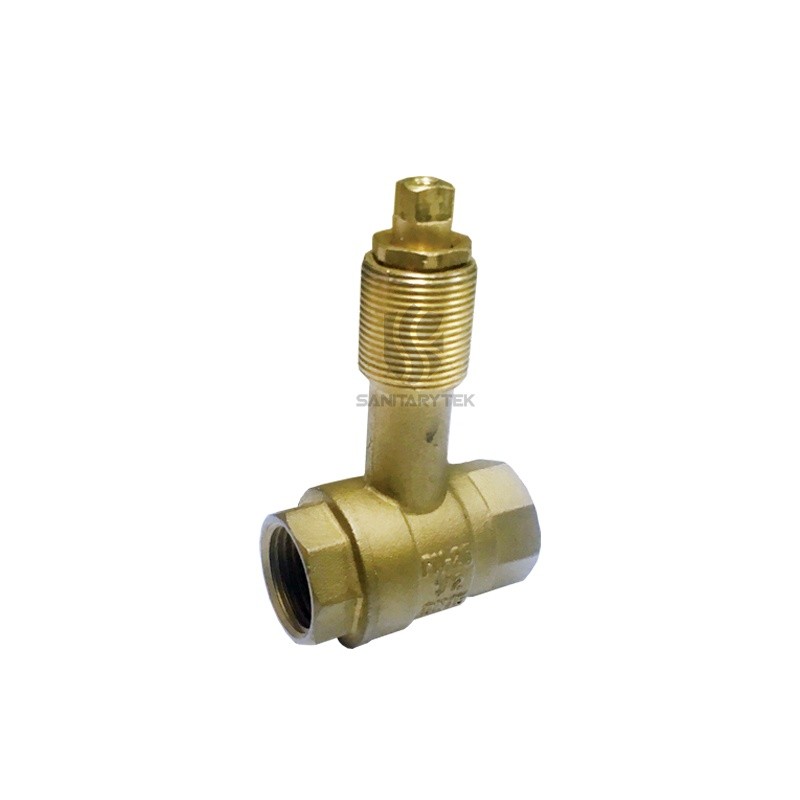 Built-in full flow ball valve FF, chrome-plated lever handle - Image 5