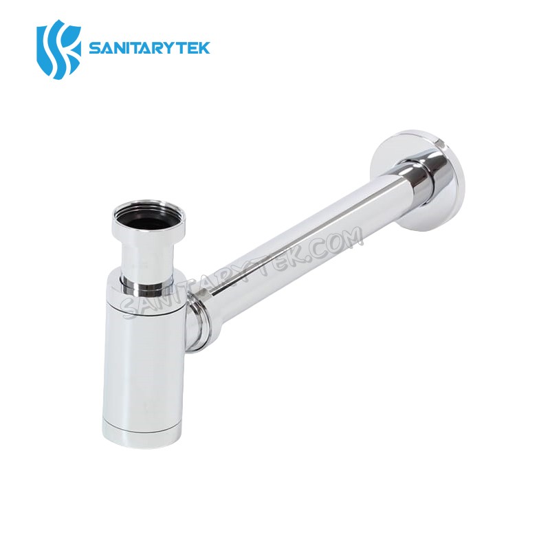 Chrome brass bottle siphon