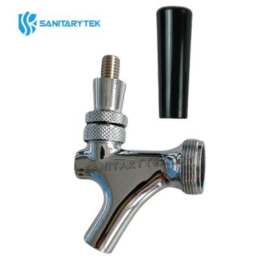 Chrome brass draft beer tap faucet