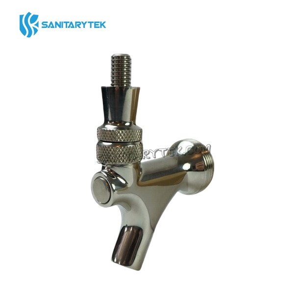 Chrome brass draft beer tap faucet