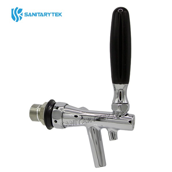 Chrome double mouth beer tap for beerbrew