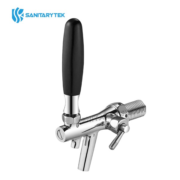 Chrome double mouth beer tap for beerbrew