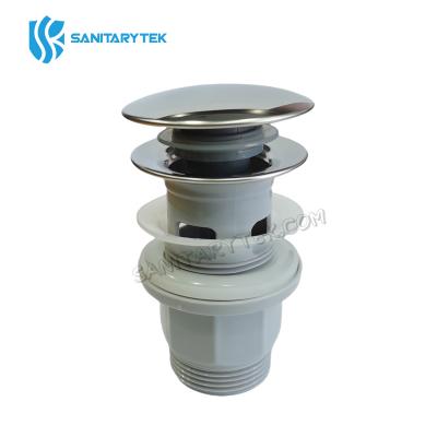 Chrome plastic basin pop-up waste CLICK/CLACK