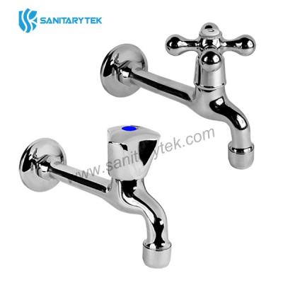 Chrome-plated brass outdoor tap