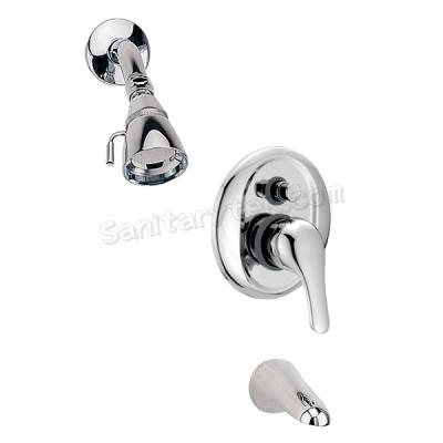 Concealed bath / shower mixer set