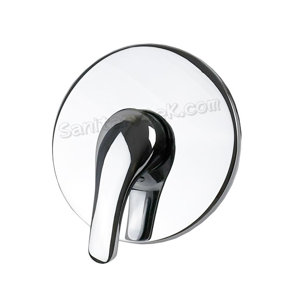 Concealed single lever shower mixer