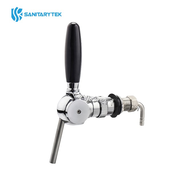 Draft brass Belgian beer tap faucet with shank G5/8x30mm - Image 2