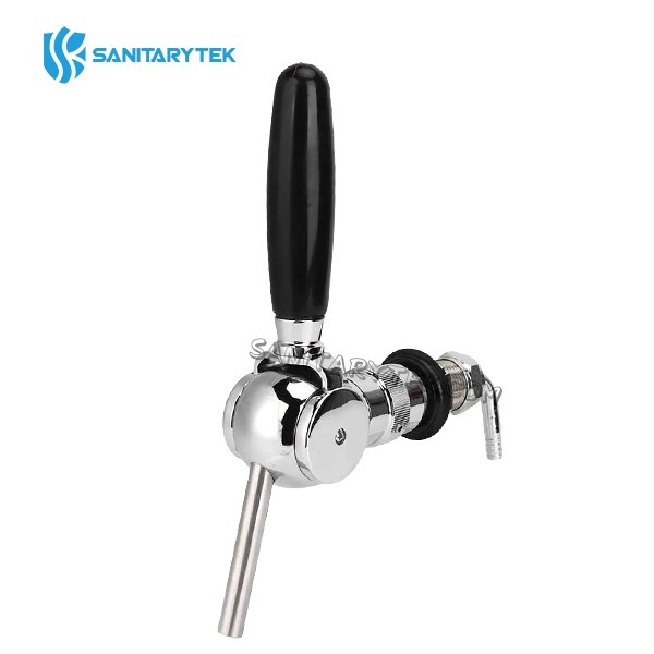 Draft brass Belgian beer tap faucet with shank G5/8x30mm