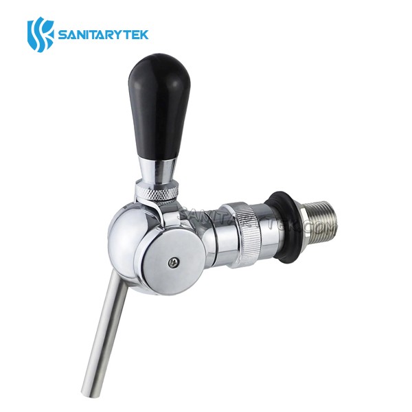 Draft brass Belgian beer tap faucet with shank G5/8x30mm