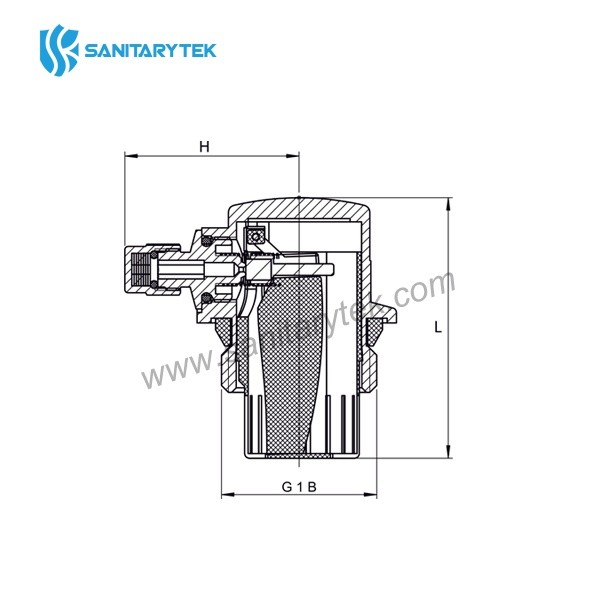 End plug for radiators with automatic air vent