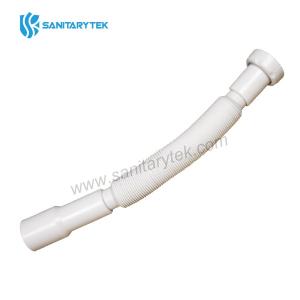 Extensible pipe with plastic nut
