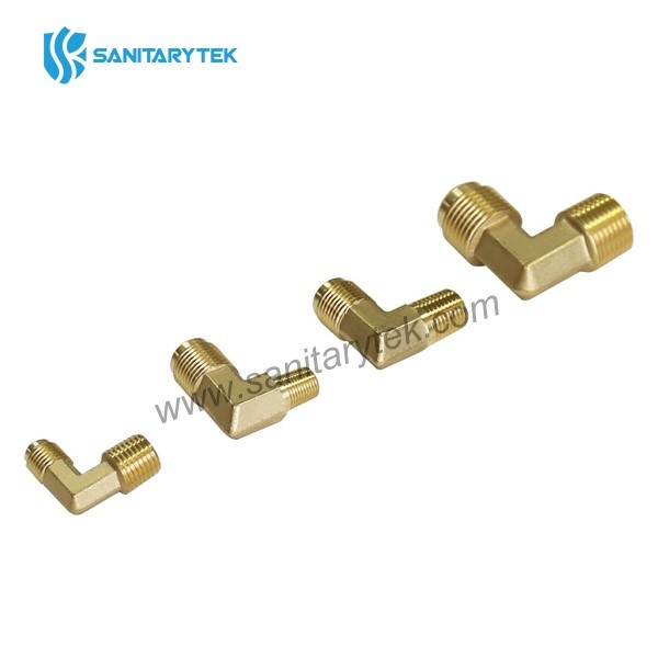 Flare x Male NPT Brass 90° Elbow - Image 4